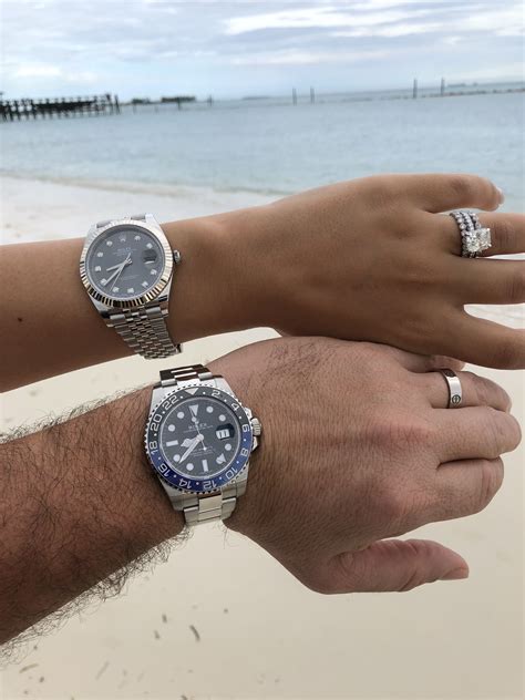 rolex couple|rolex his and hers.